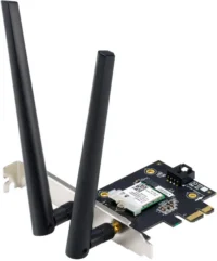 ASUS PCE-AXE5400 kolmesageduslik Wi-Fi 6E adapter Bluetooth 15.2-ga
